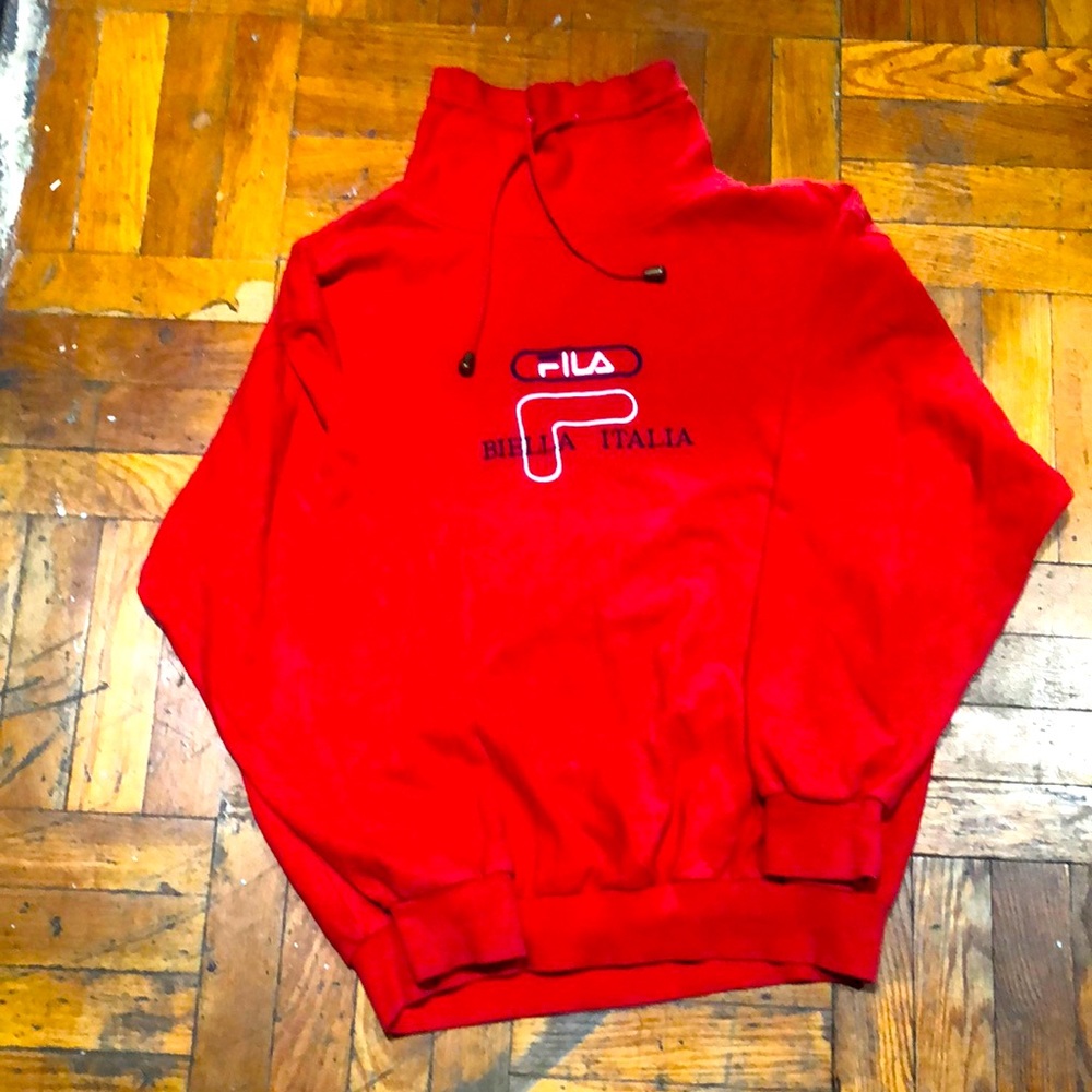 FILA red sweatshirt, size 52 (M)